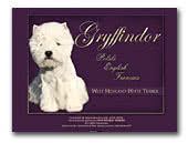 West Highland White Terriers Gryffindor