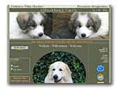 White Swiss Sheperd and Great Pyrenees of Reckhem's Castle 